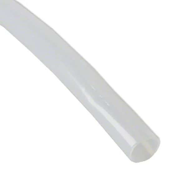 12 AWG Flexible PTFE Tubing, High Temperature Thin-Wall, Natural, 50 ft Length